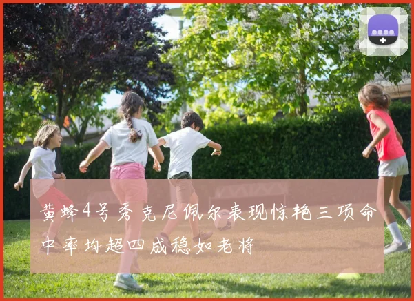 黄蜂4号秀克尼佩尔表现惊艳三项命中率均超四成稳如老将